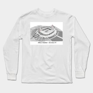 Drawing of Allianz Stadium @ Juventus FC Long Sleeve T-Shirt